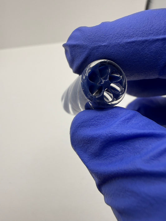 DARK BLUE SPIRAL GLASS FILTER 12 x 30 mm