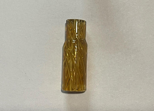 Tapered Spiral Helix Glass Tip – Assorted Colors 10x12x30mm