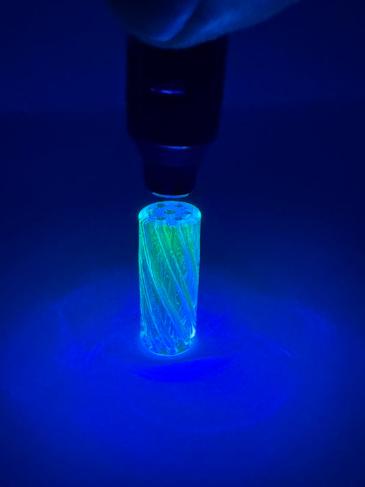 UV Reactive Glass Filter Tip/ Spiral Borosilicate Glass Tip/ Multi Hole Reusable Filter Available in 10x30mm or 12x30mm
