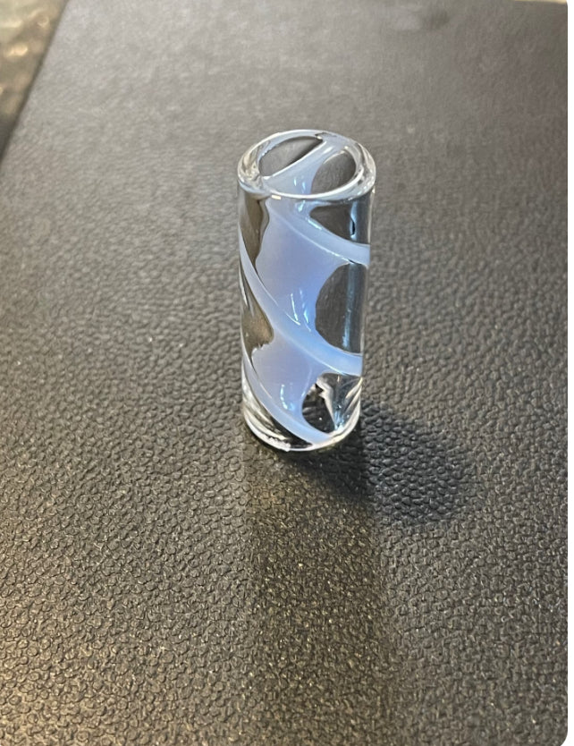 Spiral Glass Tip – Helix Cut Borosilicate