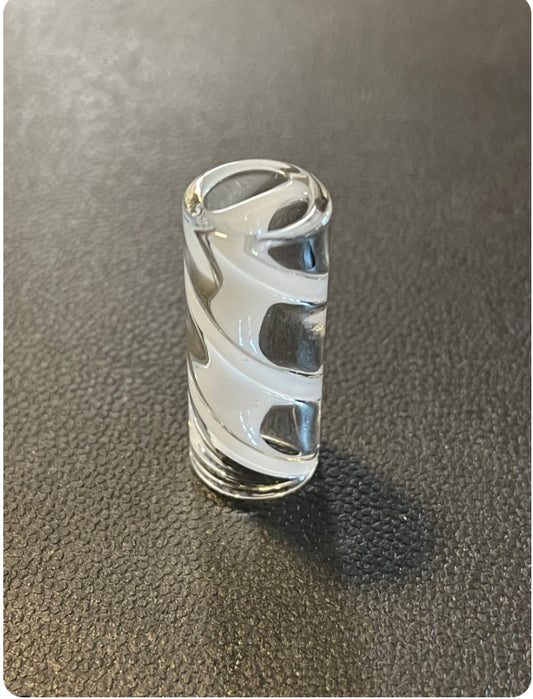 Spiral Glass Tip – Helix Cut Borosilicate