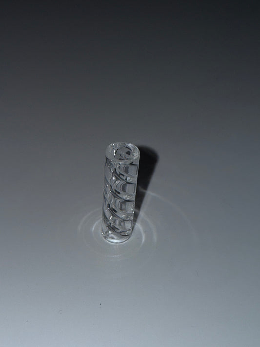 SpiralGlass Tip with Helix -Reusable Twisted Filter 9x30mm