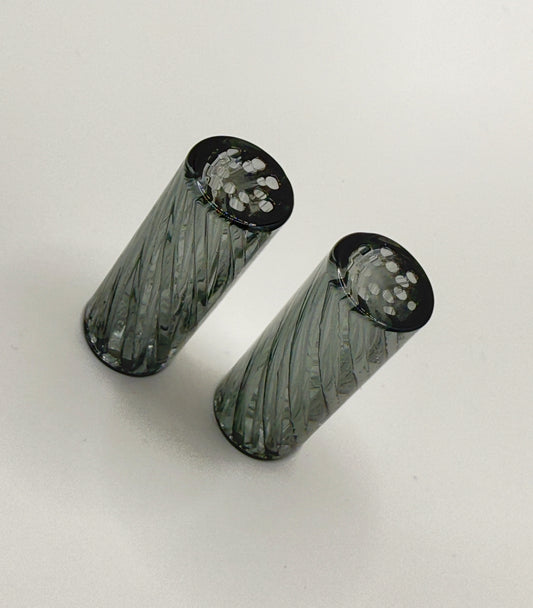 14- Hole Spiral Glass Filter Tip-MULTI-AIRFLOW Reusable Filter Mouthpiece 12x30mm