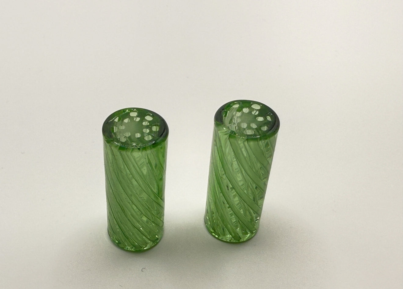 14- Hole Spiral Glass Filter Tip-MULTI-AIRFLOW Reusable Filter Mouthpiece 12x30mm