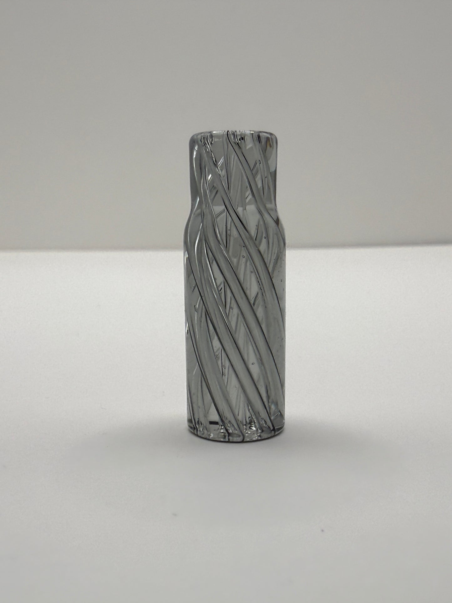Tapered Spiral Helix Glass Tips – SMOKE Color [BUY 1 GET 1 FREE] 10x12x30mm