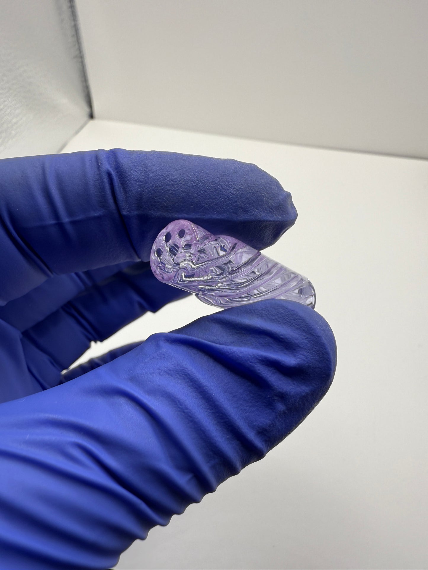 Tapered Spiral Helix Glass Tips – Purple Colors [BUY 1 GET 1 FREE] 10x12x30mm