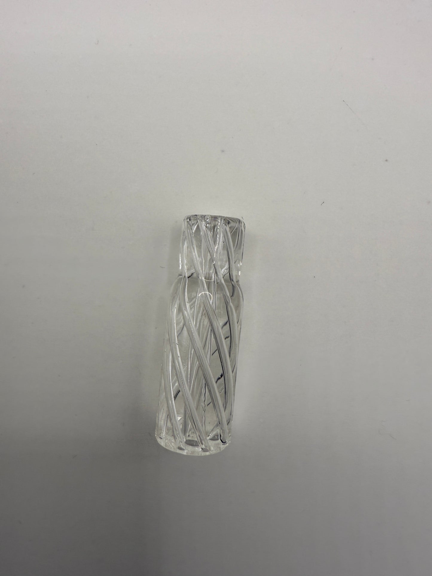 Tapered Spiral Helix Glass Tips – Clear Color [BUY 1 GET 1 FREE] 10x12x30mm