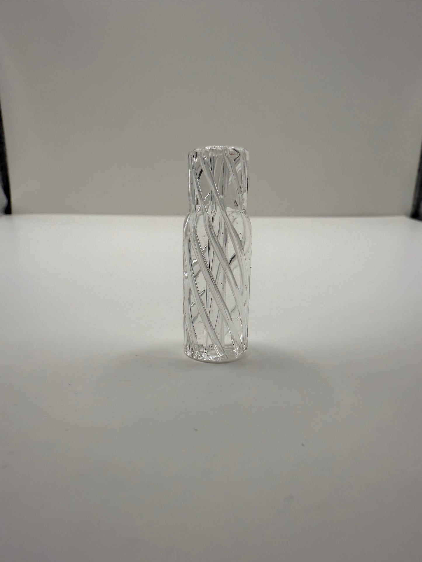 Tapered Spiral Helix Glass Tips – Clear Color [BUY 1 GET 1 FREE] 10x12x30mm