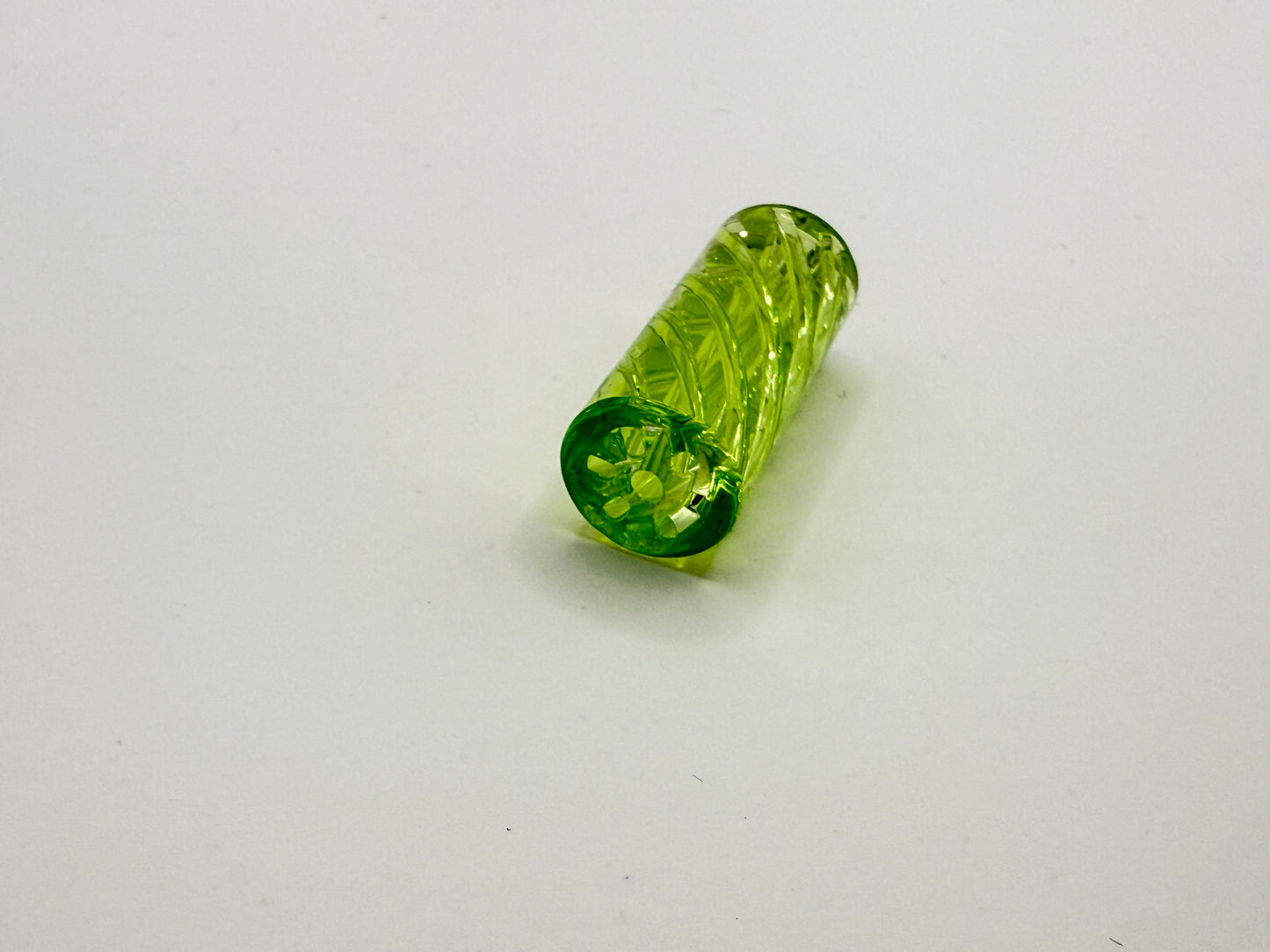 Premium twisted glass tips/reusable filter mouthpiece SLIME GREEN [BUY 1 GET 1 FREE]