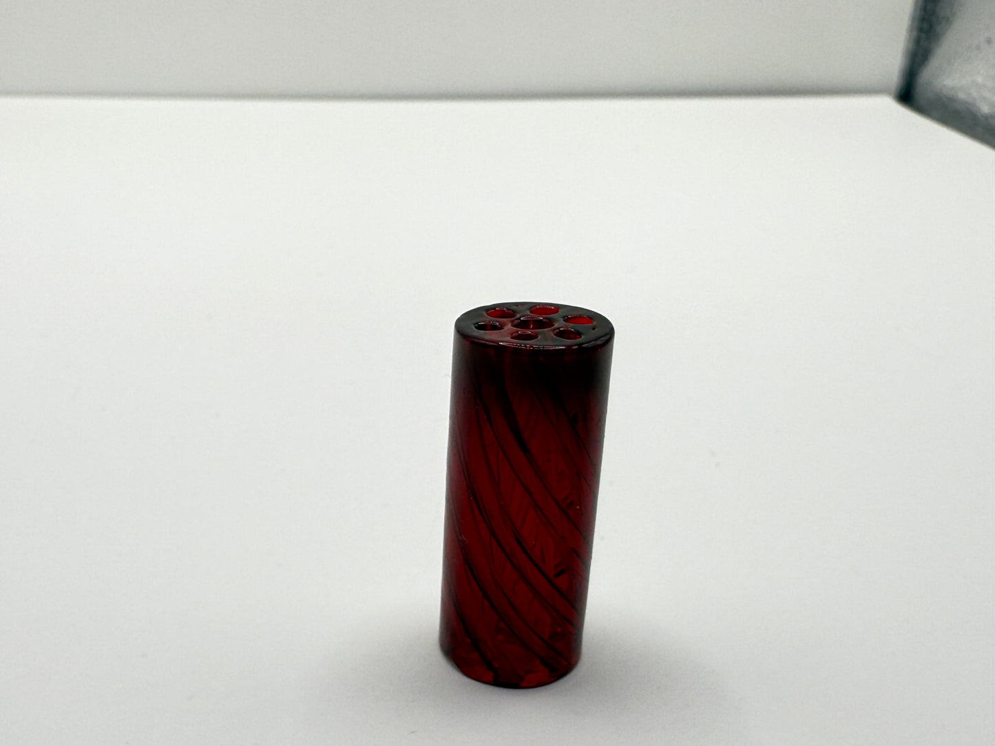 Premium twisted glass tips/reusable filter mouthpiece  RUBY RED [BUY 1 GET 2 FREE]