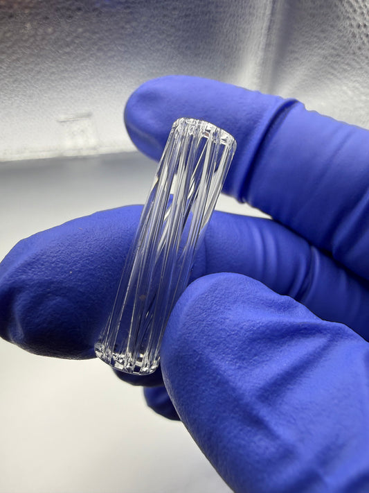 Clear Borosilicate Glass Tip – 8×30 mm Precision Fit