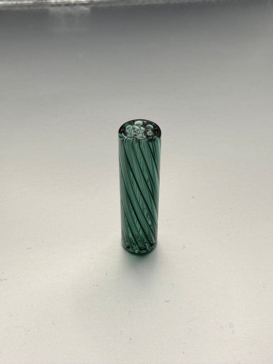 Bluish Green Glass Tip – 8×30 mm Balanced Slim Airflow