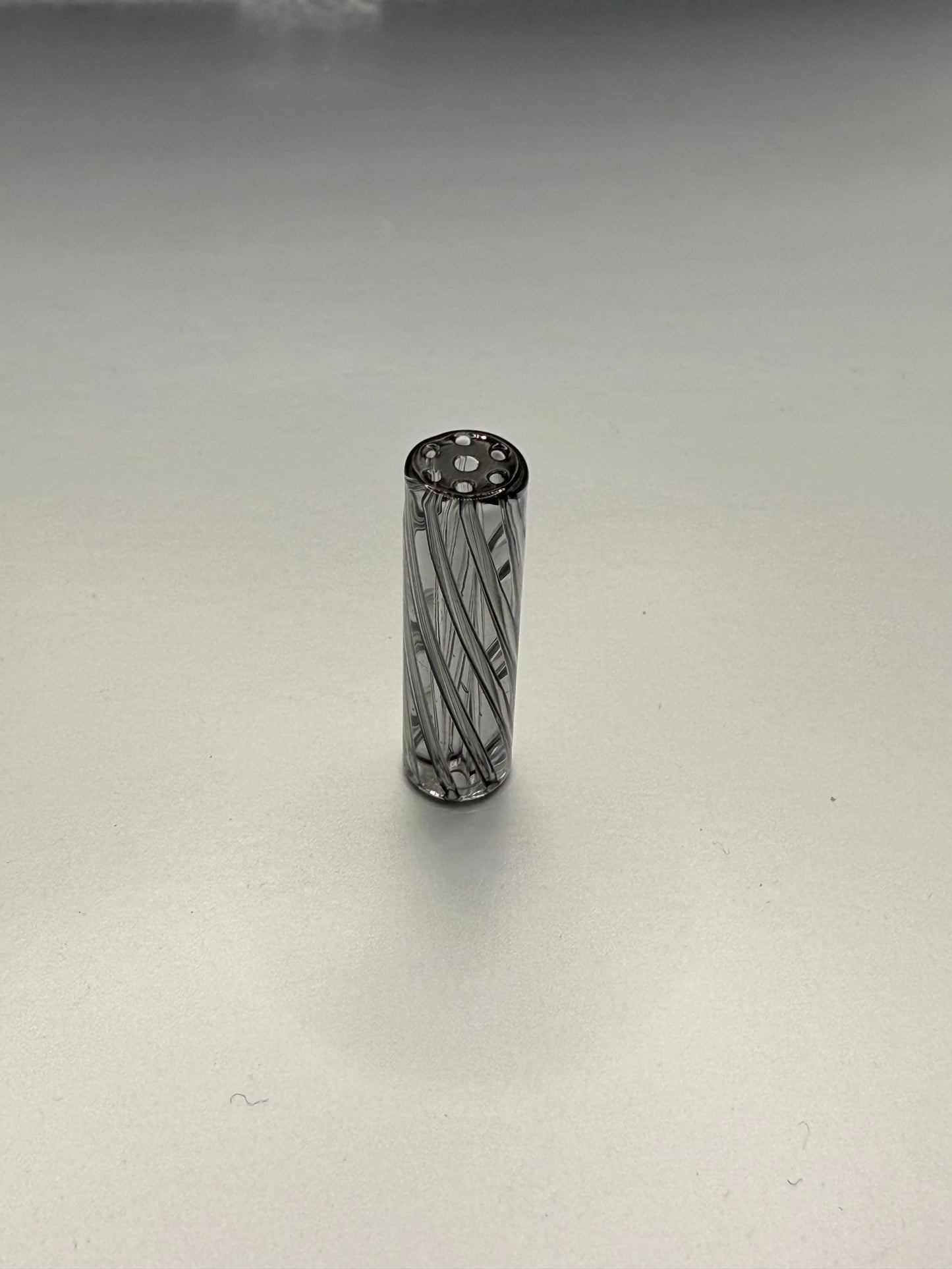 Smoked Gray Glass Smoking Tip – 8×30 mm Clean Airflow