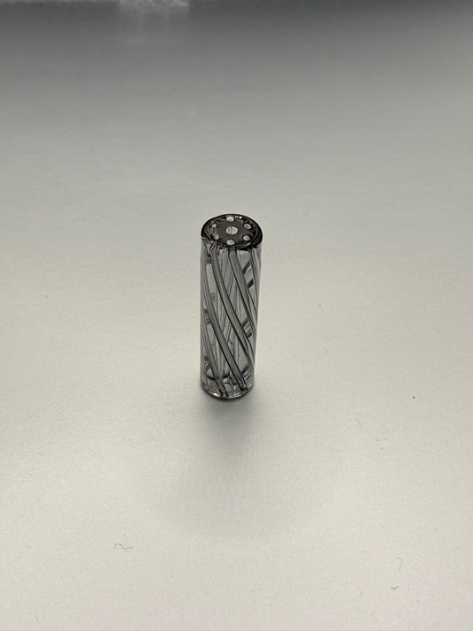 Smoked Gray Glass Smoking Tip – 8×30 mm Clean Airflow