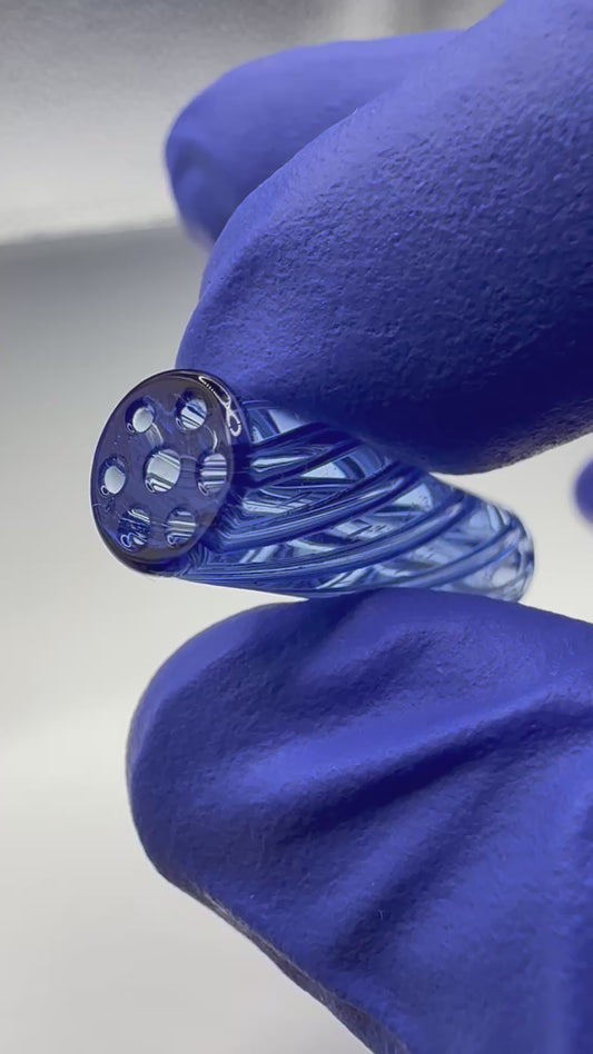 Blue Glass Tip – 8×30mm Slim Clean Airflow